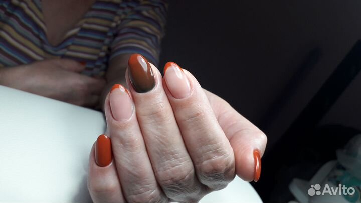 Маникюр с покрытием гель лак
