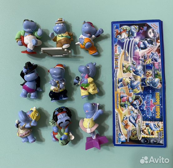 Бегемотики Шоу талантов с флешкой киндеры 90-х