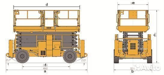 Ножничный подъемник (xcmg) XG 1823 RT