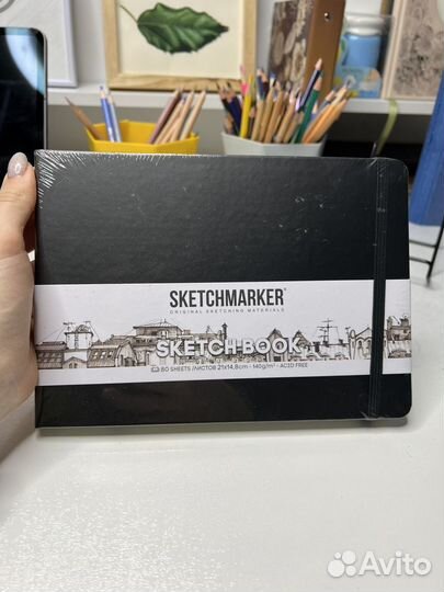 Скетчбук sketchmarker А5 140г/м