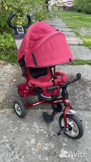 Велосипед smart trike с родительской ручкой