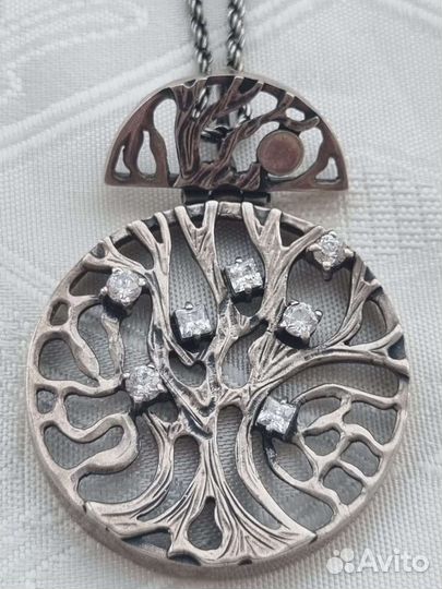 Кулон подвеска серебро