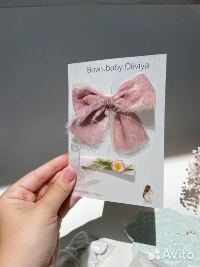 Бантики для волос, резинки