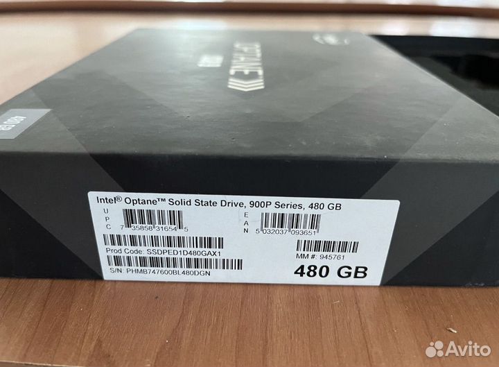 Intel Optane 900p 480Gb