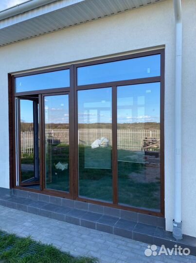 Фасадное остекление из алюминиевого профиля