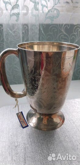 Продам кружку из мельхиора, с ценником СССР