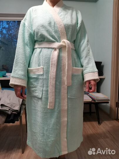 Халат махровый женский новый из хлопка