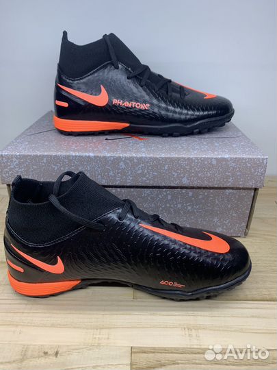 Детские Сороконожки Nike Phantom black шиповки
