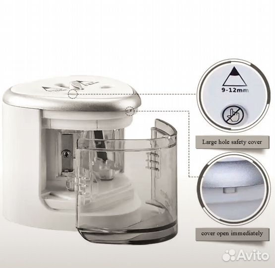 Электрическая точилка с двумя дырками