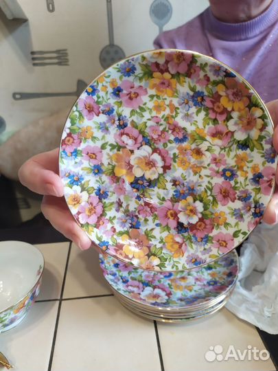 Чайный сервиз,фарфор, Англия