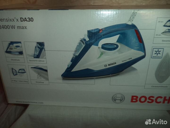 Утюг с парогенератором bosch