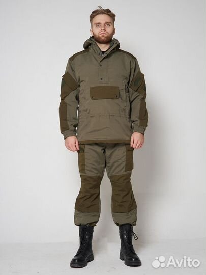 Костюм Гризли Анорак, хаки, рип-стоп