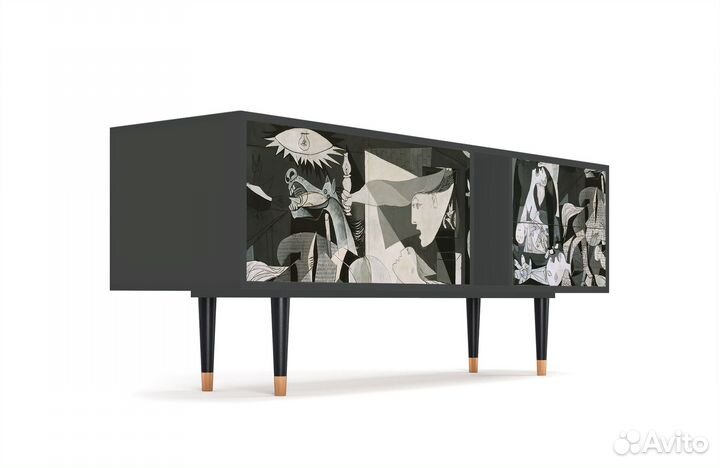 Тв-тумба T1 - Антрацит - Guernica