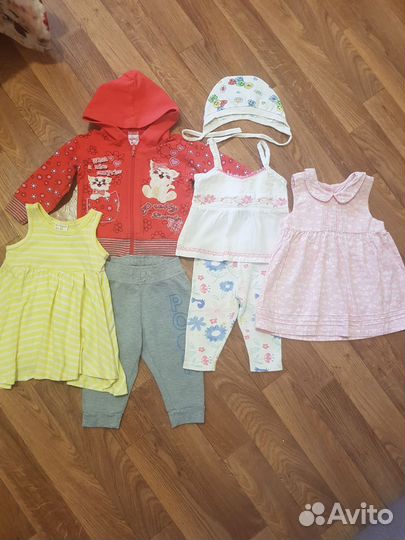Одежда девочке 0-9 месяцев