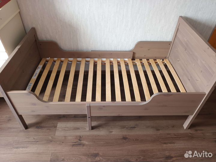 Детская кровать IKEA раздвижная сундвик