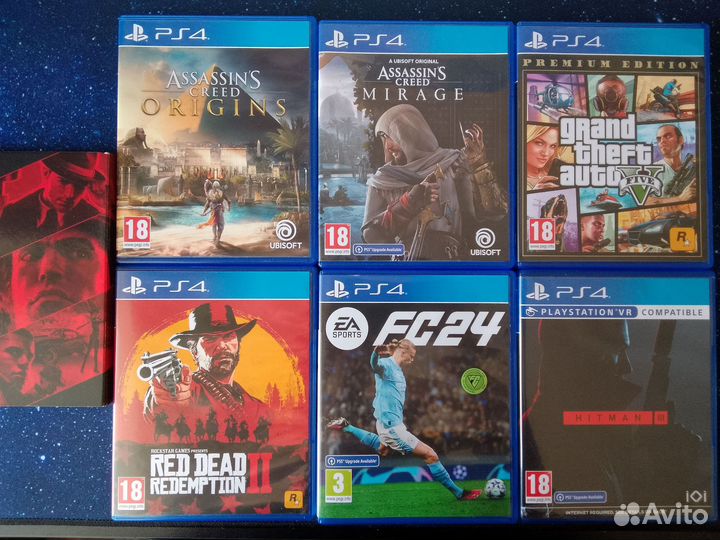 Игры для Sony playstation 4 диски ps4