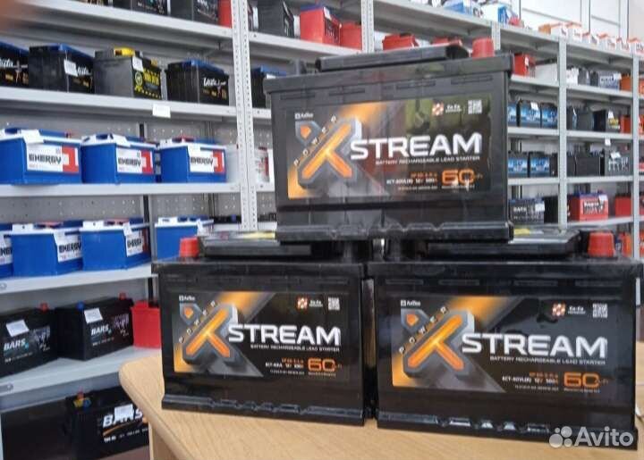 Акб X-stream 60ah прямая/обратная полярность