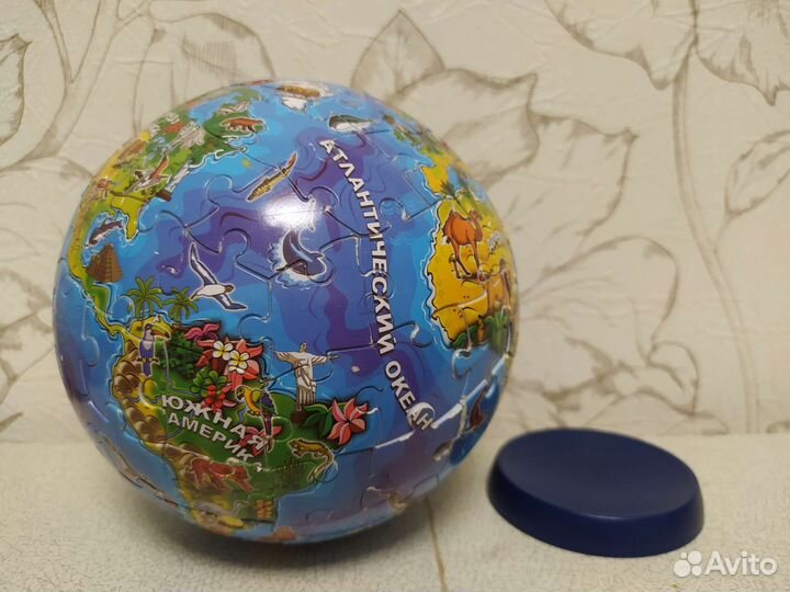 Чудо глобус-пазл на подставке