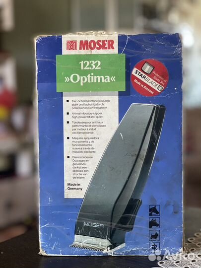 Moser 1232 Optima машинка для стрижки собак