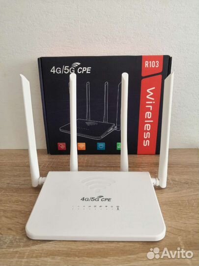 Модем-роутер LTE wifi 4G, слот sim