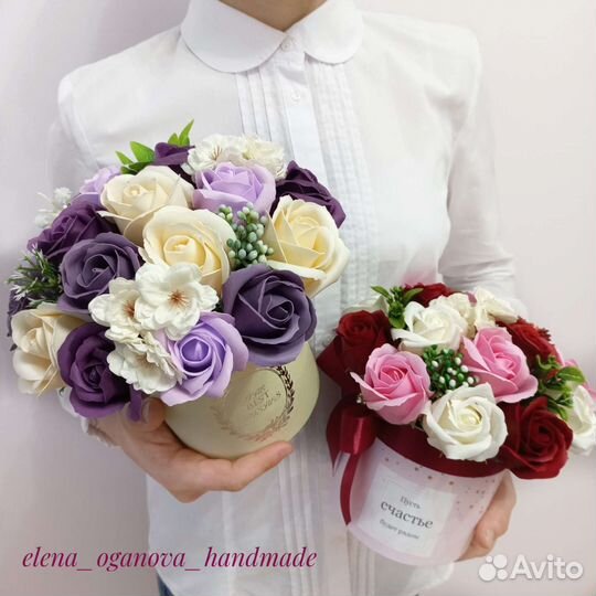Мыльные букеты