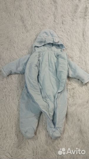 Зимний комбинезон 0-3 мес