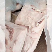 Сало свежее домашнее