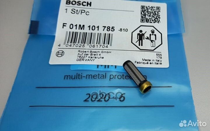 F 01M 101 785 фильтрующий элемент сетчатый F01