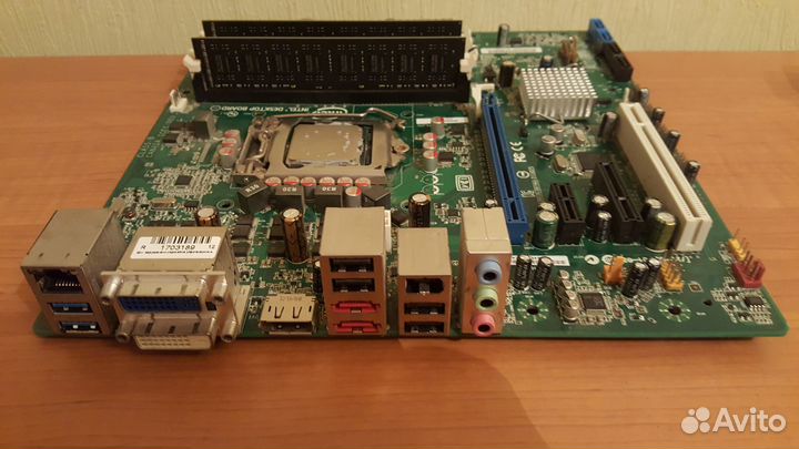 Intel Q67SW + Intel core i7-2600s + 4Gb DDR3