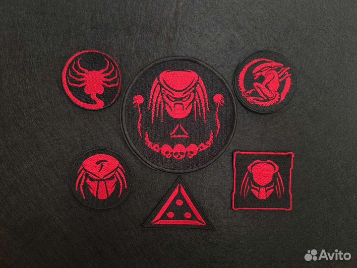 Набор Хищник Predator нашивка патч шеврон
