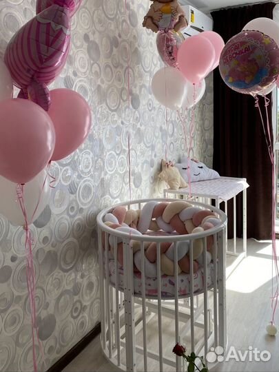 Детская кровать трансформер с маятником