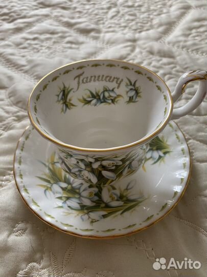 Чайная пара royal albert flower of the month