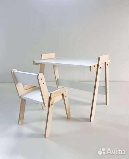 Комплект стол и стул растущие новый