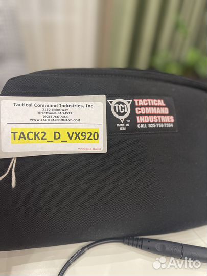 Тактическая гарнитура tack 2