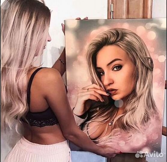 Портрет по фото (разные стили)