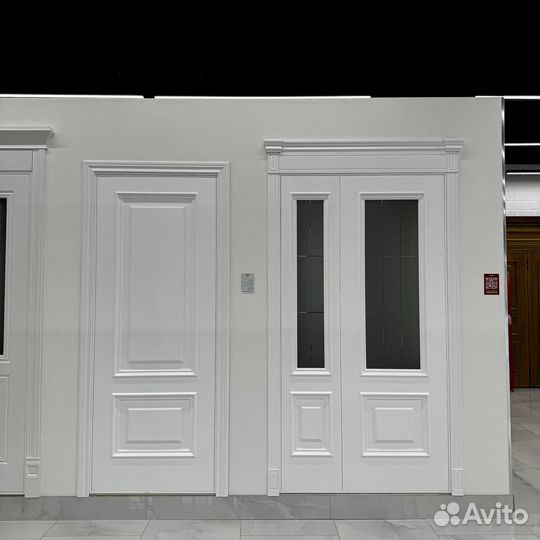 Двери межкомнатные белые