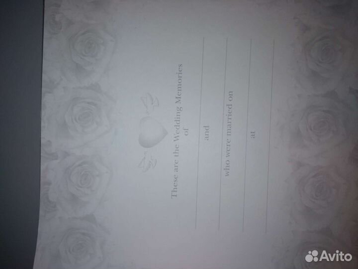 Свадебный фотоальбом новый