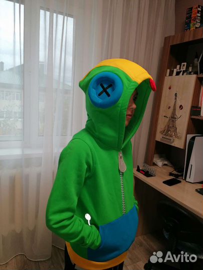 Толстовка Leon Brawl Stars Леон Бравл Старс