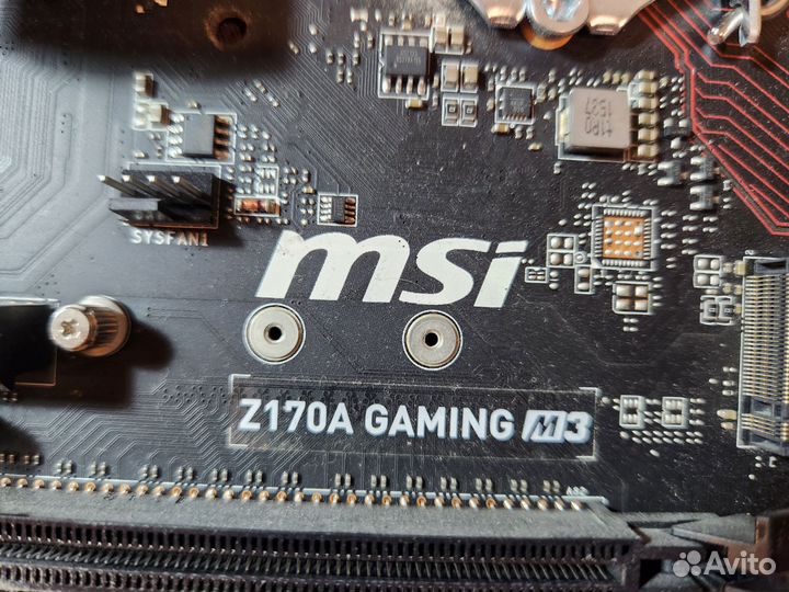 Материнская плата lga 1151 чипсет Z170 на запчасти