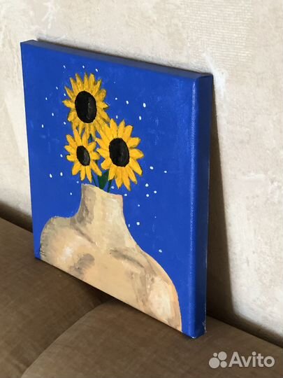 Картина акрилом на холсте