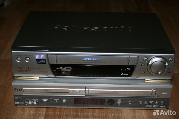 Видеомагнитофон panasonicNV-HD680AM, LG DC591W