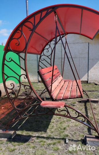 Садовые качели, кованные ворота, заборы