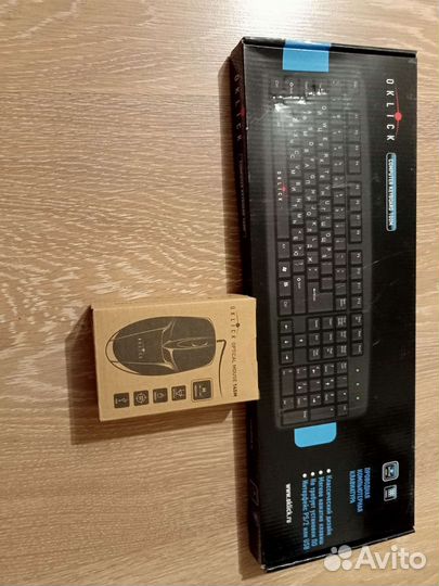 Комплект Клавиатура и мышь Проводные. Новый