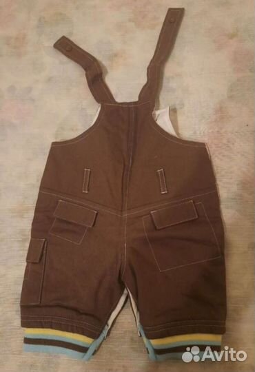 Комбинезончик утеплённый хб новый до года Италия