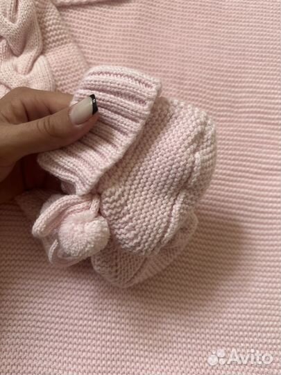 Комплект на выписку для девочки зима