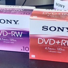 Диски DVD-RW sony