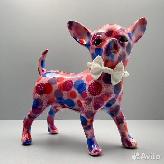 Собака Чихуахуа. Фарфор. Бельгия