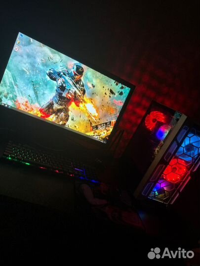 Игровой пк с монитором