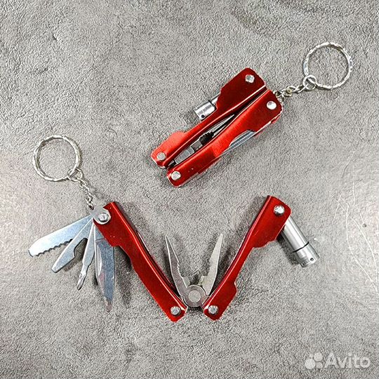 Мультиинструмент (Брелок) (красный)