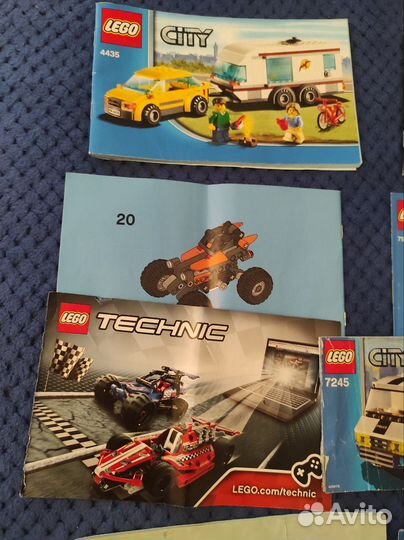 Инструкции к Lego City, Sponge Bob, technic